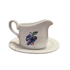 Corelle Coordinates Gravy Boat with Attached Underplate
